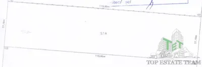 Teren 3096mp Otopeni - la asfalt, 27m deschidere - foto 4