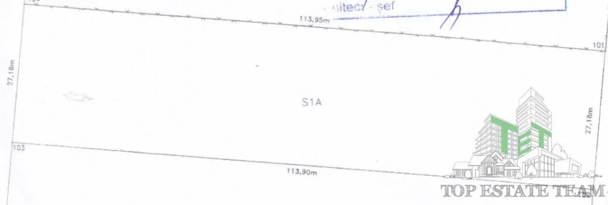 Teren 3096mp Otopeni - la asfalt, 27m deschidere - foto 4