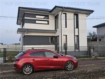 Vila lux 4 camere incalzire pardoseala cu terasa mare langa Soseaua de Centura - Dragomiresti-Deal