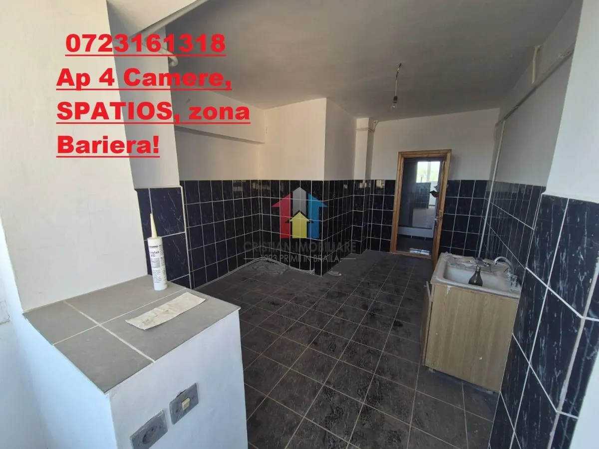LIBER! 4 camere transformat in 3 camere, bloc cu lift, decomandat, Bariera - foto 1