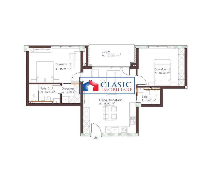 Vanzare apartament 3 camere bloc nou zona Piata Abator Centru, Cluj-Napoca - foto 5
