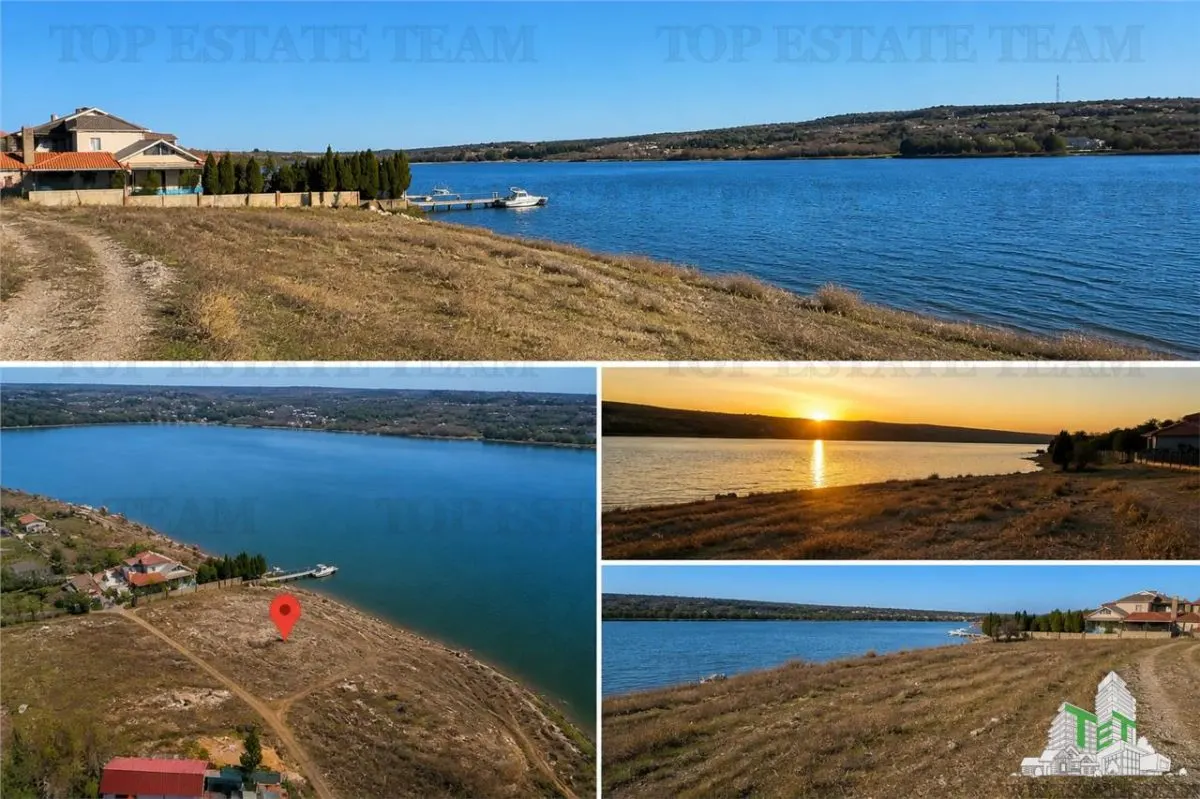 Teren premium 500 mp cu deschidere 25 m - Prima linie la Lacul Limanu, locatie excelenta pentru casa de vacanta sau investitie - foto 4