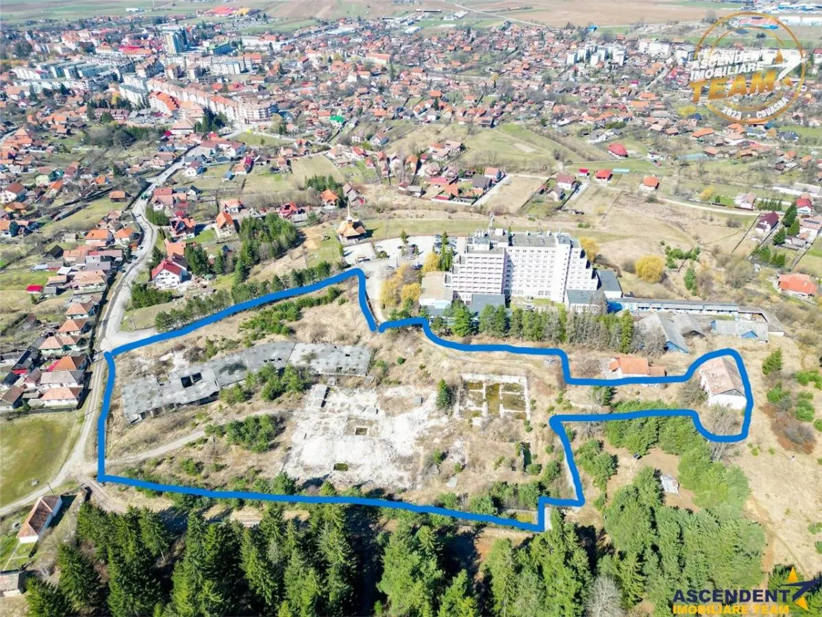Proiect investitional/rezidential/aparthotel: 20.000mp teren, in inima statiunii Covasna - foto 3