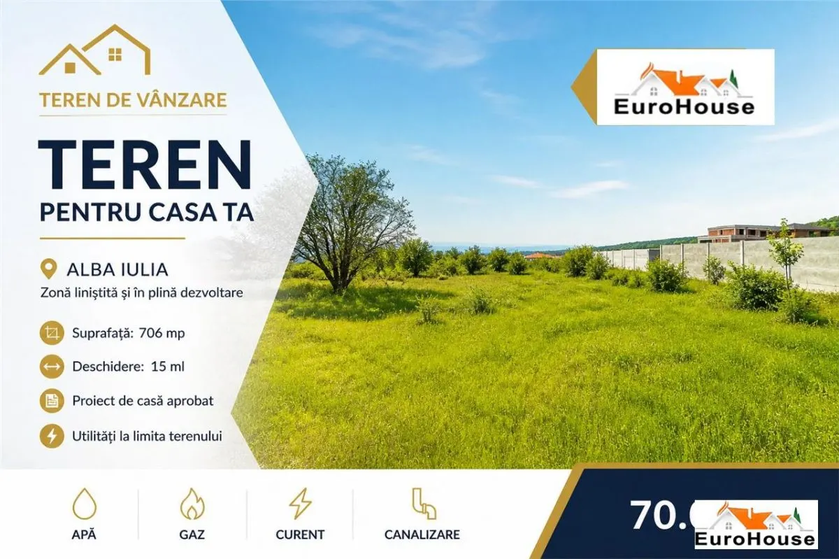 TEREN DE VANZARE CU VEDERE PANORAMICA - foto 1