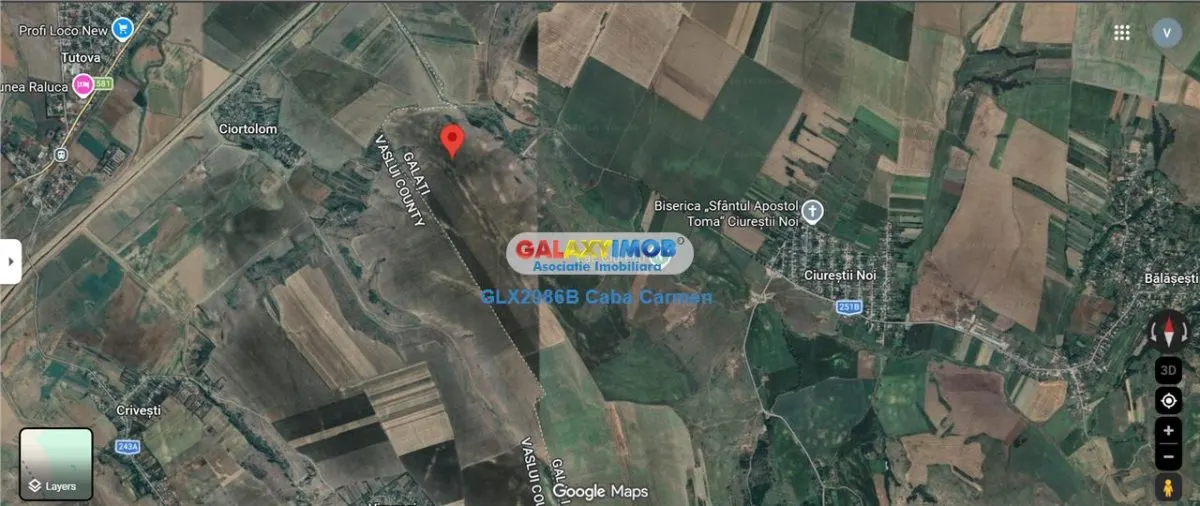 De vanzare teren agricol, extravilan in Loc. Balasesti, Jud. Galati - foto 2