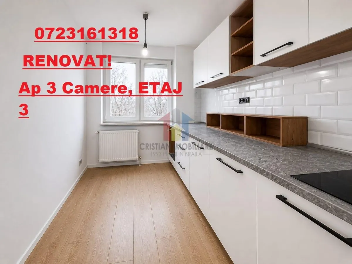 RENOVAT RECENT! Ap 3 cam, conf 1, semidecomandat, Independentei, LIBER - foto 1