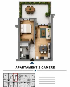 TORONTALULUI - BLOC NOU - PARTER - APARTAMENT 2 CAMERE - TERASA - CLIMA - foto 10