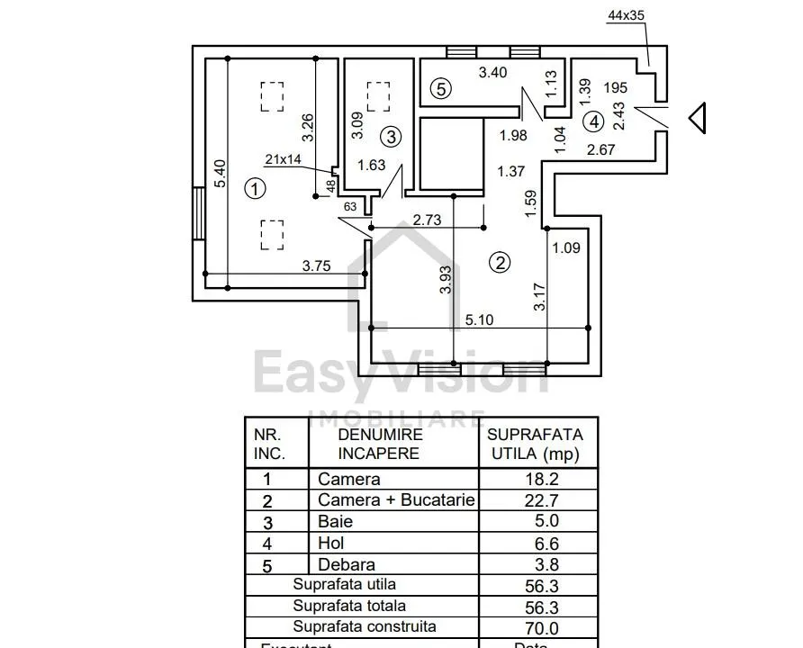 2 Camere | Piata Domenii â€“ Ion Mihalache â€“ 1 Mai | Bloc 2020 | Lift |Sector 1 - foto 12