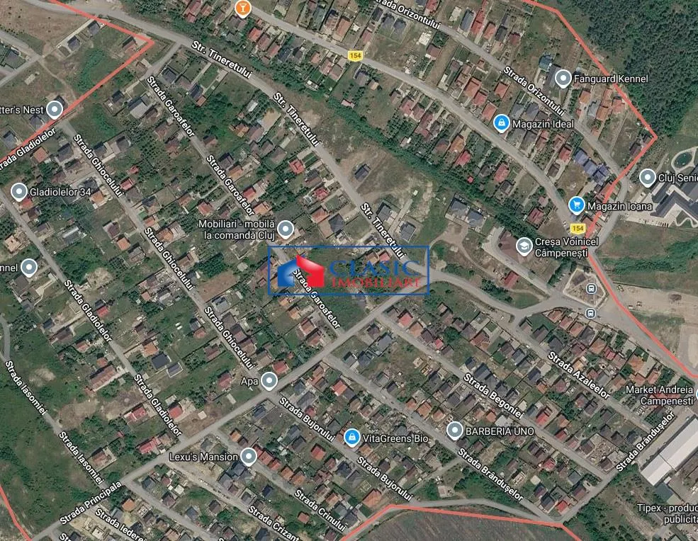Vanzare teren cu autorizatie de constructie casa individuala Campenesti Apahida, Cluj-Napoca - foto 1