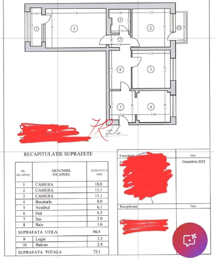 Vanzare apartament 3 camere Doamna Ghica - foto 11