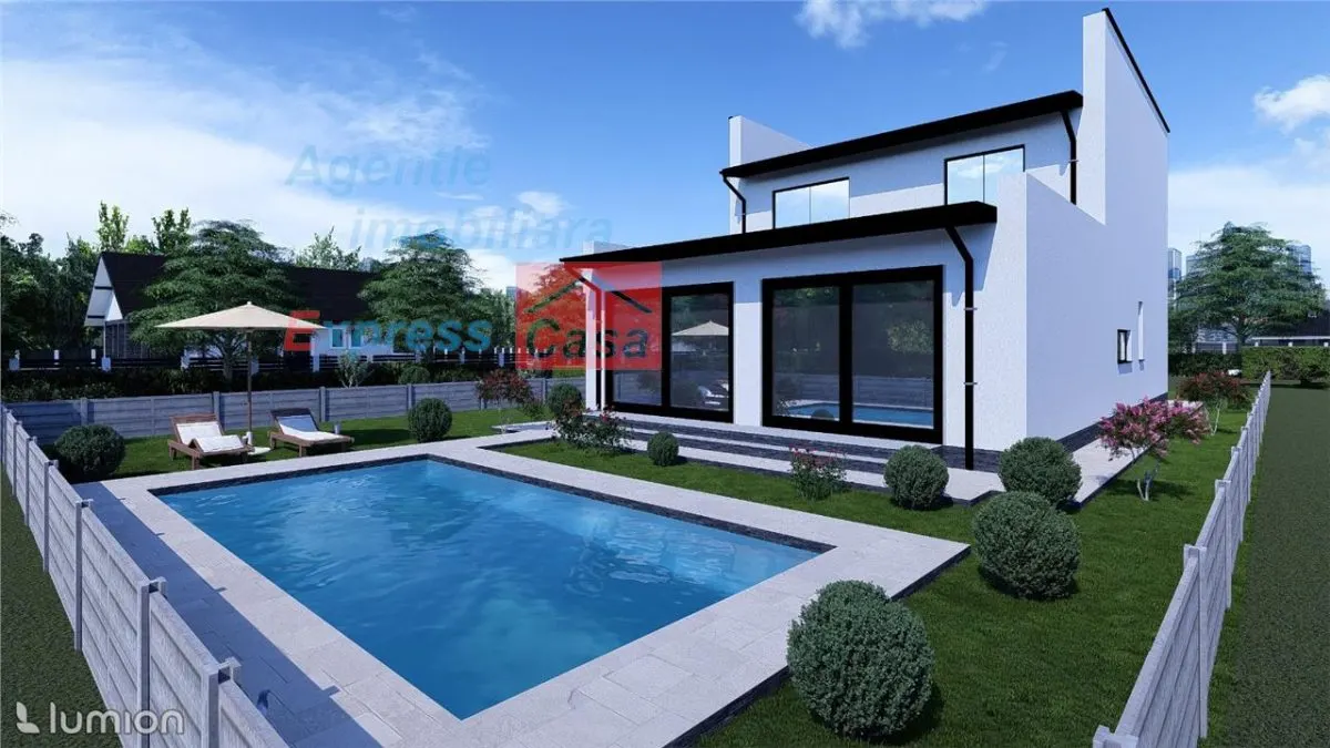 Vila de lux in Miroslava: 4 camere, 2 terase, eficienta energetic - foto 14