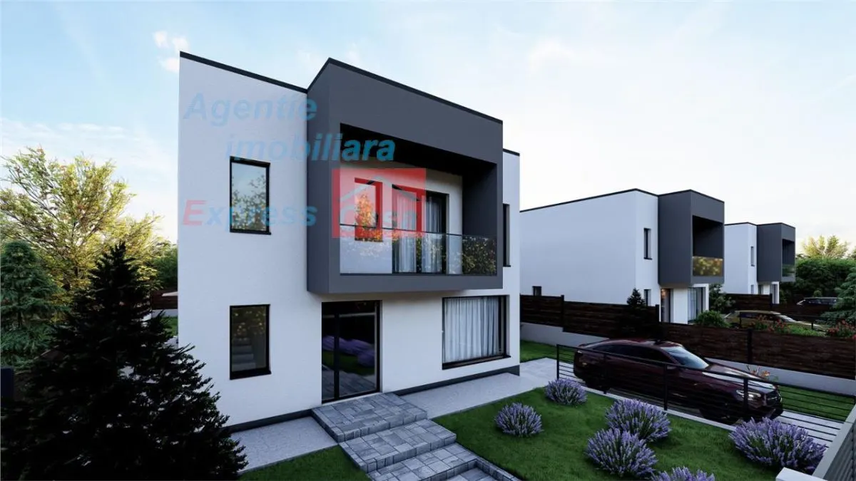 Vila de lux in Miroslava: 4 camere, 2 terase, eficienta energetic - foto 10