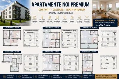 APARTAMENTE NOI PREMIUM  INCALZIRE IN PARDOSEALA  LOC PARCARE INCLUS - foto 3