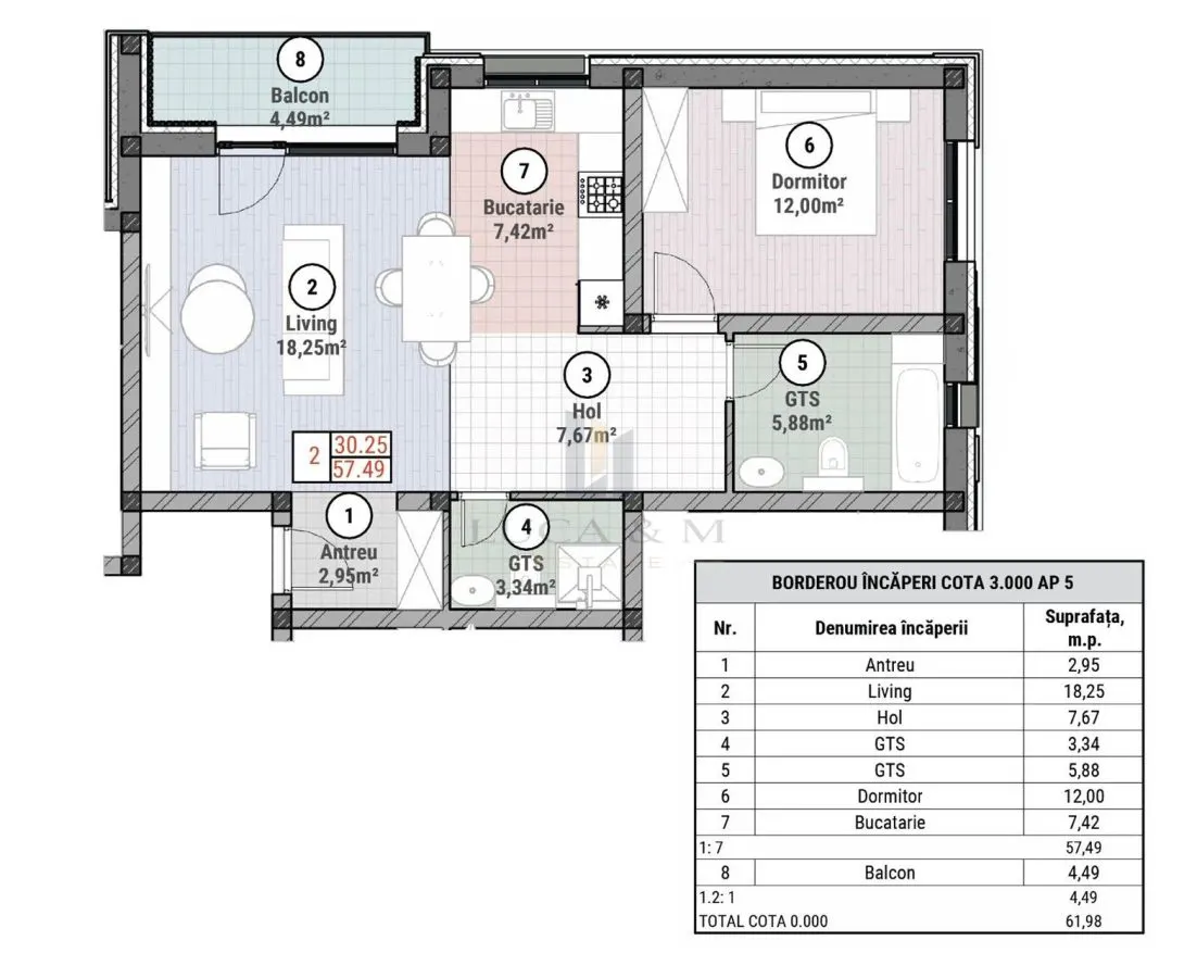 APARTAMENTE NOI PREMIUM  INCALZIRE IN PARDOSEALA  LOC PARCARE INCLUS - foto 21