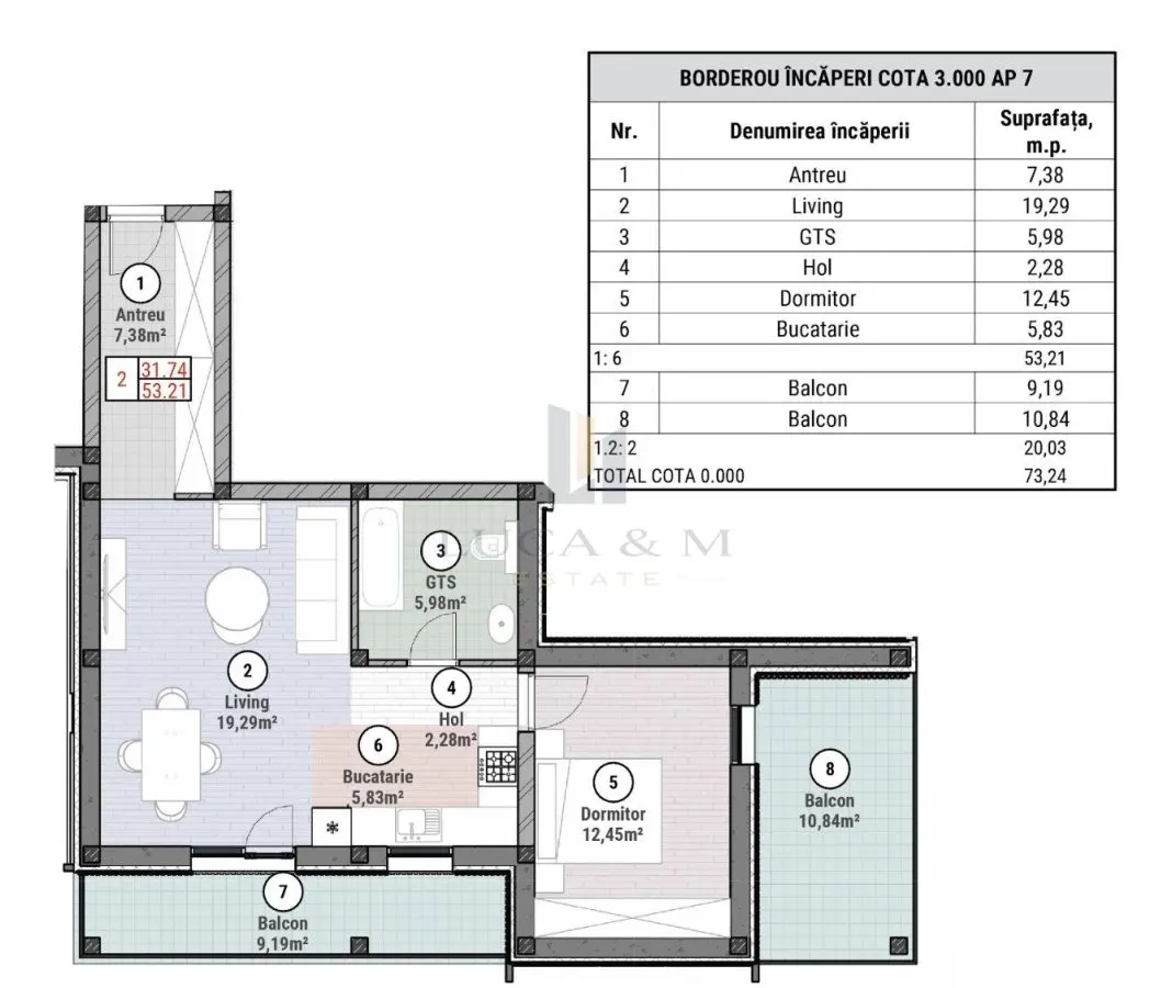 APARTAMENTE NOI PREMIUM  INCALZIRE IN PARDOSEALA  LOC PARCARE INCLUS - foto 7