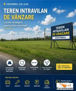 Teren intravilan de vanzare Santimbru - Santimbru