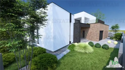 Vila lux teren 750mp cu piscina si garaj langa Soseaua de Centura - foto 2