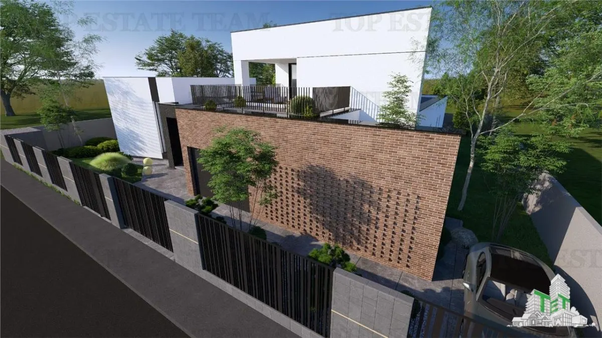Vila lux teren 750mp cu piscina si garaj langa Soseaua de Centura - foto 13