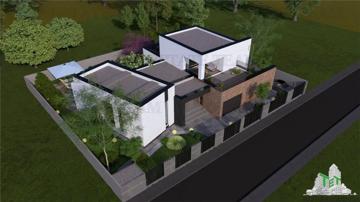 Vila lux teren 750mp cu piscina si garaj langa Soseaua de Centura - foto 16