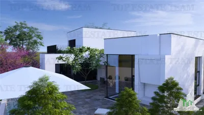 Vila lux teren 750mp cu piscina si garaj langa Soseaua de Centura - foto 19