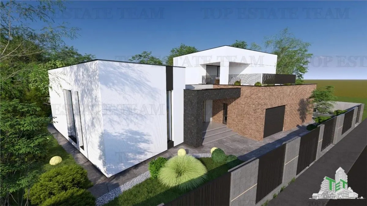 Vila lux teren 750mp cu piscina si garaj langa Soseaua de Centura - foto 21