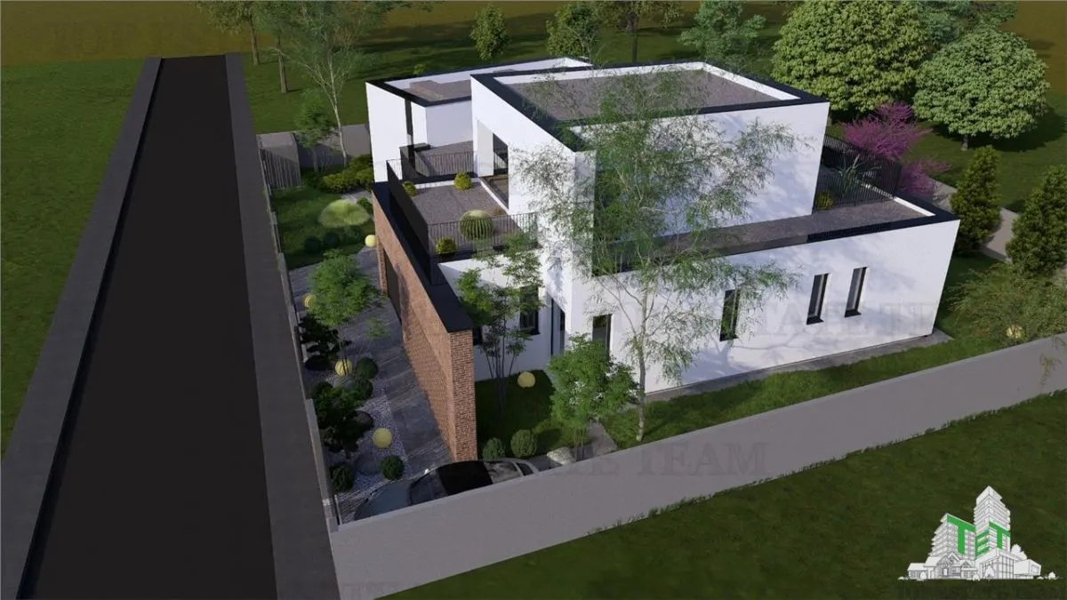 Vila lux teren 750mp cu piscina si garaj langa Soseaua de Centura - foto 8