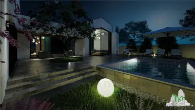 Vila lux teren 750mp cu piscina si garaj langa Soseaua de Centura - foto 9