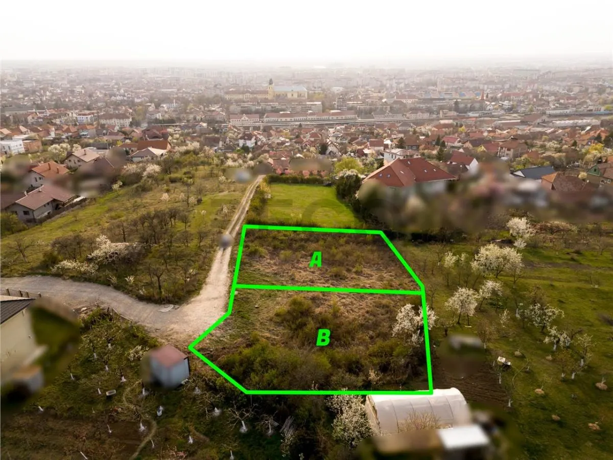 RECO Teren intravilan in Oradea zona dealuri cu panorama - foto 1
