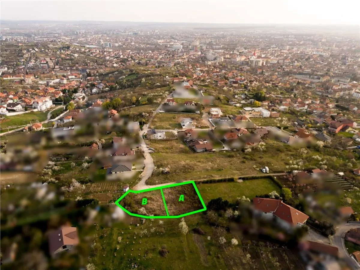 RECO Teren intravilan in Oradea zona dealuri cu panorama - foto 8