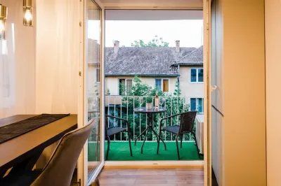 Ultracentral  Apartament  Panorama  Terasa, Semineu Electric  Design Modern - foto 15