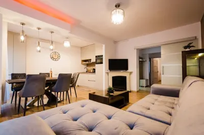 Ultracentral  Apartament  Panorama  Terasa, Semineu Electric  Design Modern - foto 5