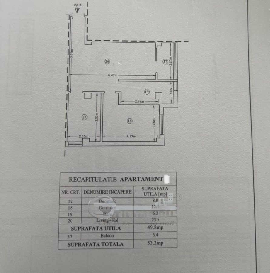 Apartament 2 camere, 54 mp, et.1, 2024, Pepinierii - foto 8