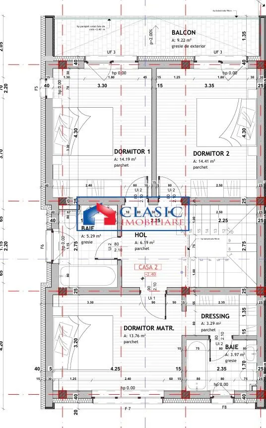 Vanzare duplex 5 camere finisaje de LUX teren 270 mp in Floresti- zona Vivo Mall - foto 13