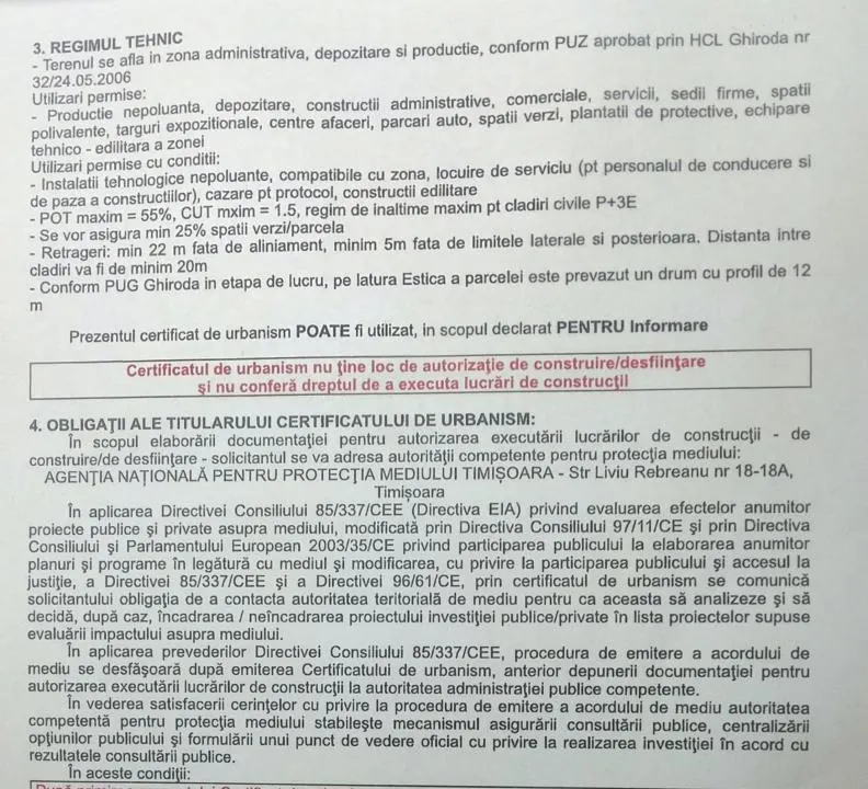 Teren cu  PUZ  Lidl  Ghiroda Aeroport cu  regim inaltime P+3E . - foto 8