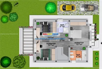 Vila individuala noua de vanzare complex privat Sabareni - foto 23