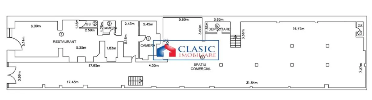 Inchiriere spatiu comercial 444 mp in Centru- zona piata Unirii - foto 1