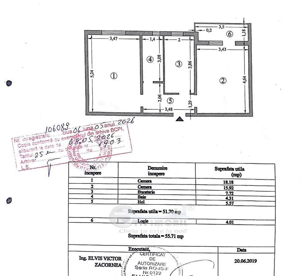 Ap 2 camere D, 56mp, et2, renovat, geam la baie, Nicolina - foto 9
