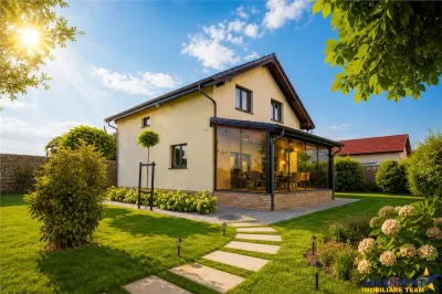 Vila cu atmosfera de resort:smart home, curte spectaculoasa,1.000mp teren, Tarlungeni, Brasov - foto 1