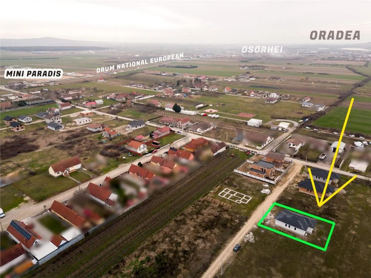 RECO Casa la rosu - 3 dormitoare, plan parter 120 mp utili - Osorhei - foto 2