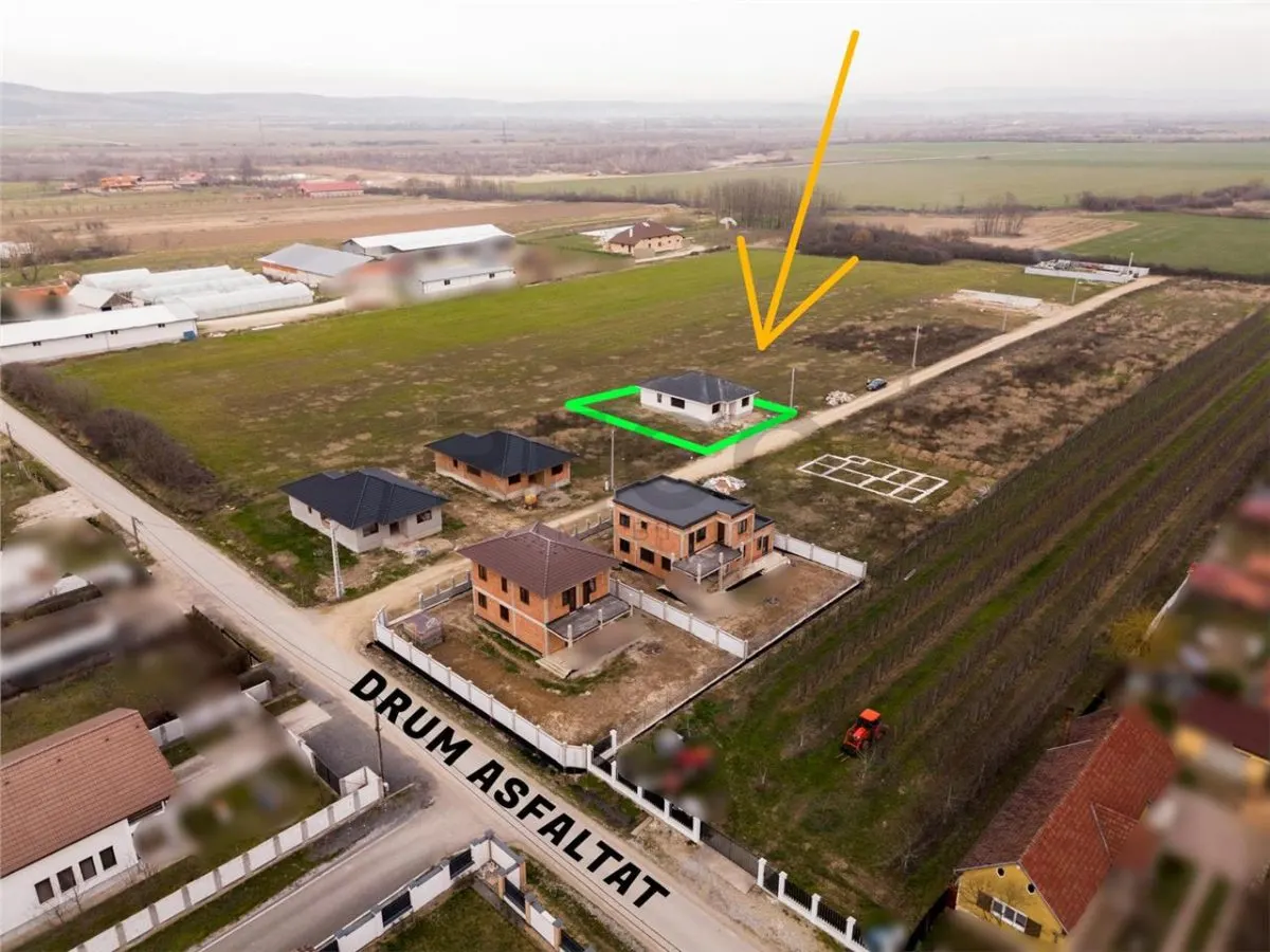 RECO Casa la rosu - 3 dormitoare, plan parter 120 mp utili - Osorhei - foto 14