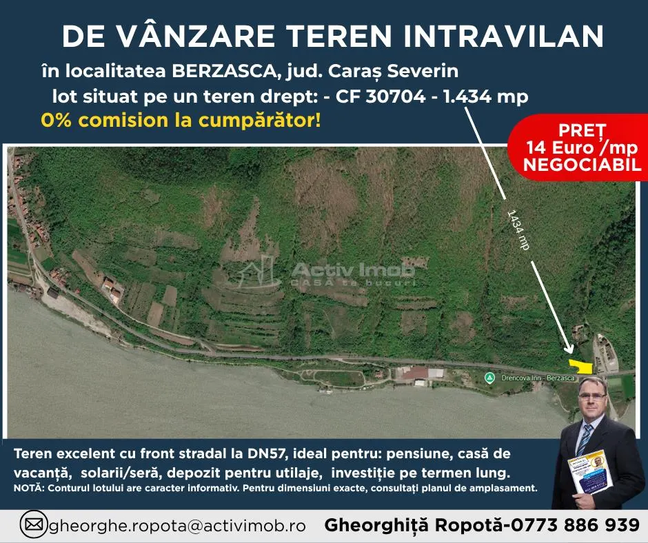 TERENURI Intravilan in Berzasca - foto 2