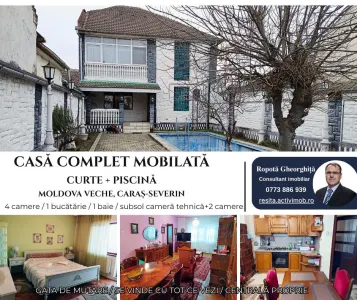 Casa cu teren 315 mp â€“ Moldova Veche, jud. CS - Moldova Noua