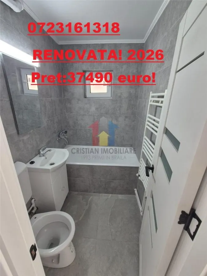 RENOVATA MODERN garsoniera zona Viziru 1, etaj 3 - foto 1