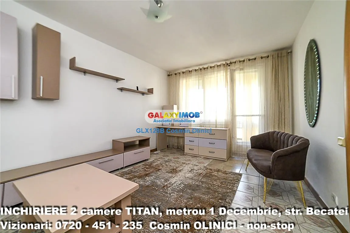 2 camere dec 5 min Metrou1 Decembrie loc parcare reabilitat contr ANAF - foto 2