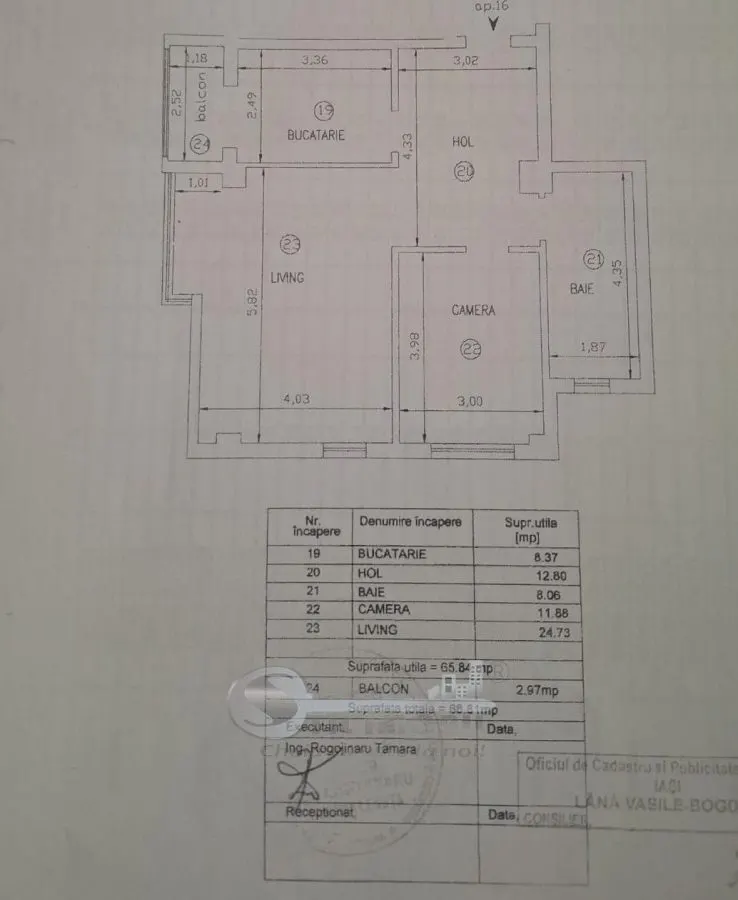 Apartament 2 camere, 69 mp, încălzire în pardoseală, bloc 2017 cu lift â€“ Mănăstirea Cetățuia - foto 17