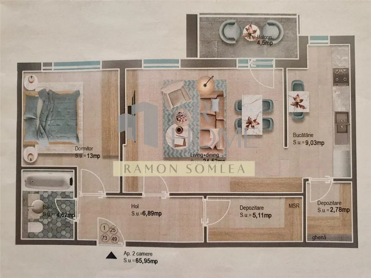 Apartament 2 camere, parcare subterana, cartier Albert, Ploiesti - foto 3