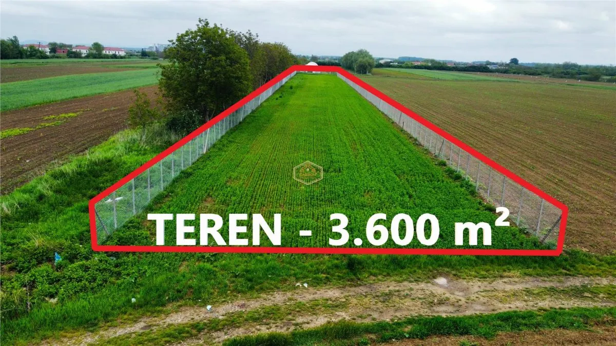 Teren 3.600 mÂ² in Odoreu | 7 km de Satu Mare | 160 m de Principala - foto 3