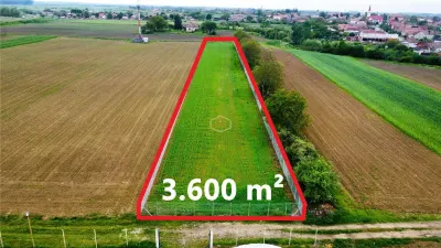 Teren 3.600 mÂ² in Odoreu | 7 km de Satu Mare | 160 m de Principala - foto 4