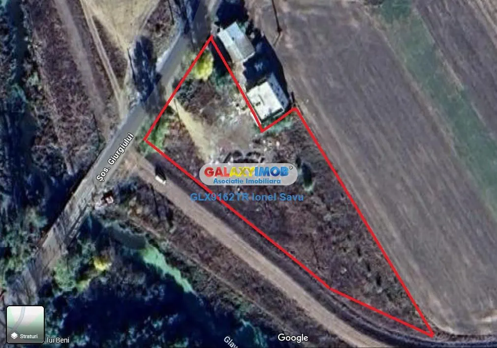 Teren intravilan pretabil spatiu comercial Videle 4500mp 50m deschide - foto 1
