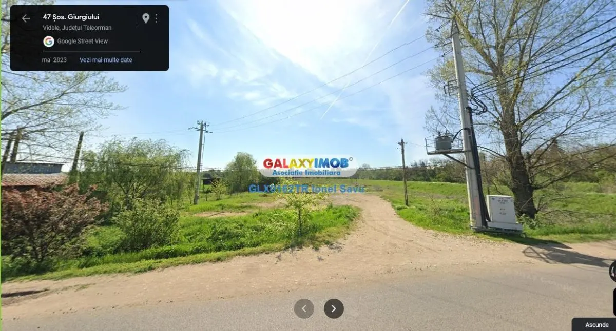 Teren intravilan pretabil spatiu comercial Videle 4500mp 50m deschide - foto 2